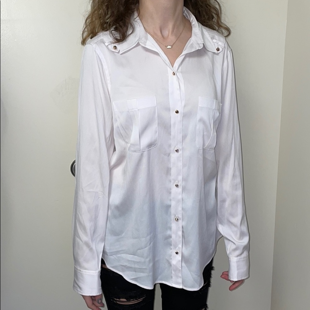 Ivanka Trump Button-Up Dress Shirt